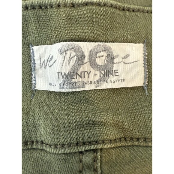 Free People We The Free Jayde Flare Jeans in Green Size 29 NWT - Picture 6 of 10